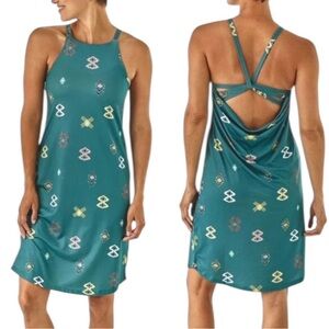 Patagonia Spaced Out Sliding Rock Dress Teal size XS